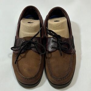 Sperry Top-Sider Authentic Original Men's Buck Brown Boat Shoes Size 9 m